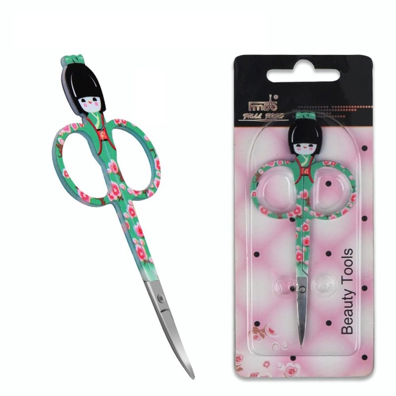 Φορητό ξυράφι φρυδιών ομαλά από ανοξείδωτο ατσάλι Πολυλειτουργικό κιτ ψεύτικων βλεφαρίδων Ανθεκτικό γυναικείο ψαλίδι φρυδιών πολλαπλών χρήσεων