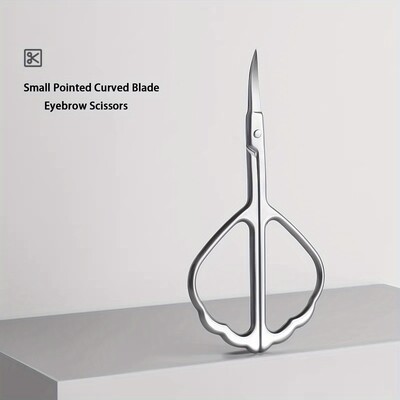 Professzionális pillangó alakú szemöldök olló - Rozsdamentes acél kutikula és orrszőrvágó arcszőrtelenítéshez