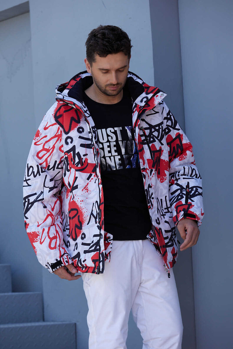 Slēpošanas kostīmu jaka ar vienu dēli un dubulto dēli, sabiezināts slēpošanai brīvā dabā, palielināts gan vīriešiem, gan sievietēm