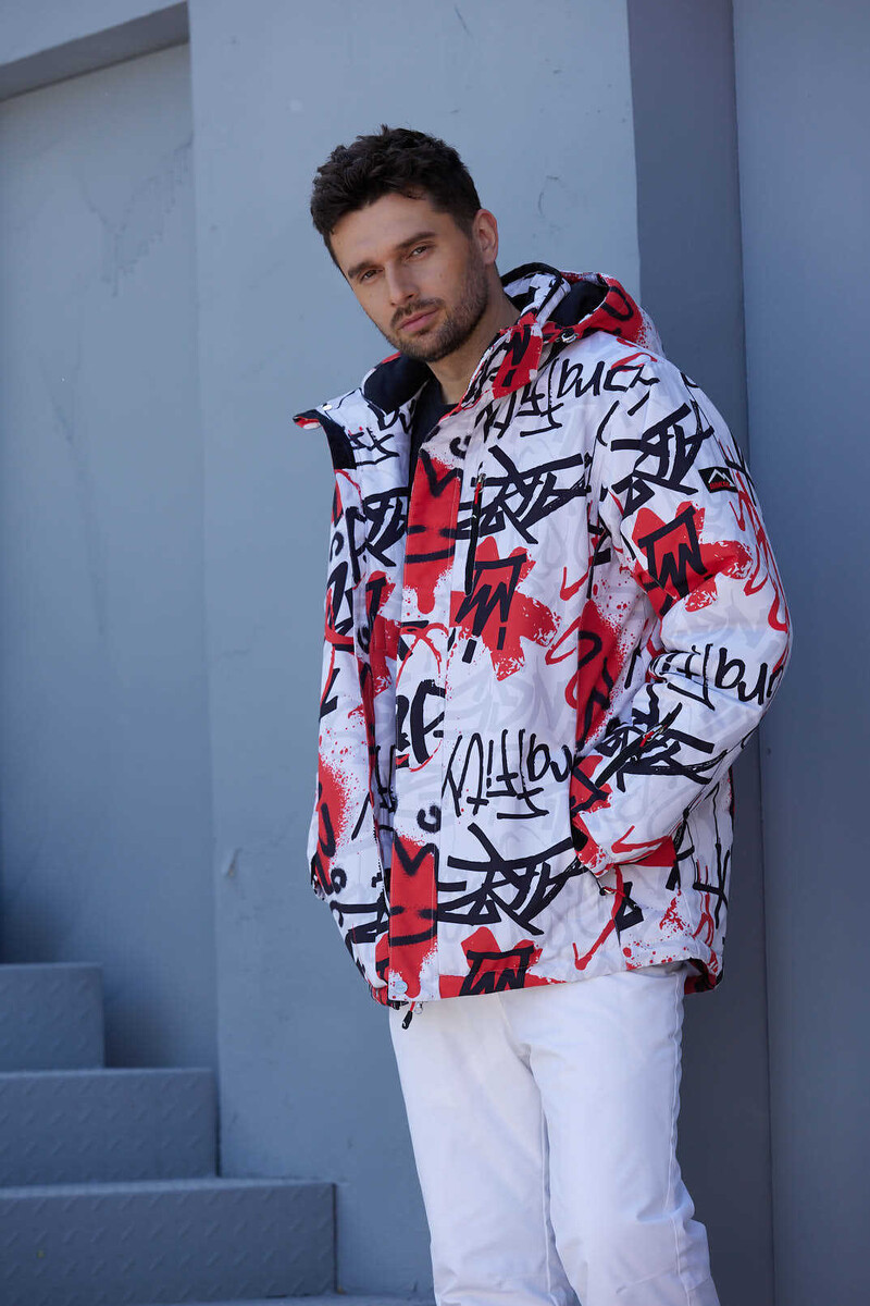 Slēpošanas kostīmu jaka ar vienu dēli un dubulto dēli, sabiezināts slēpošanai brīvā dabā, palielināts gan vīriešiem, gan sievietēm