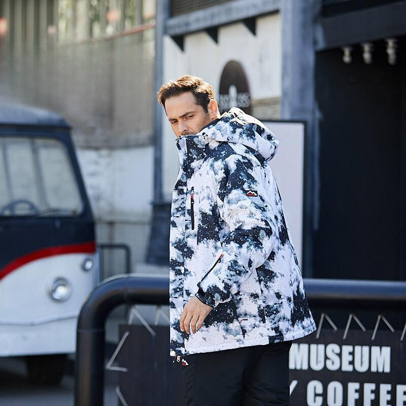 Skijaška jakna s jednom pločom i dvostrukom pločom zadebljana za skijanje na otvorenom povećana za prozračnost muškaraca i žena