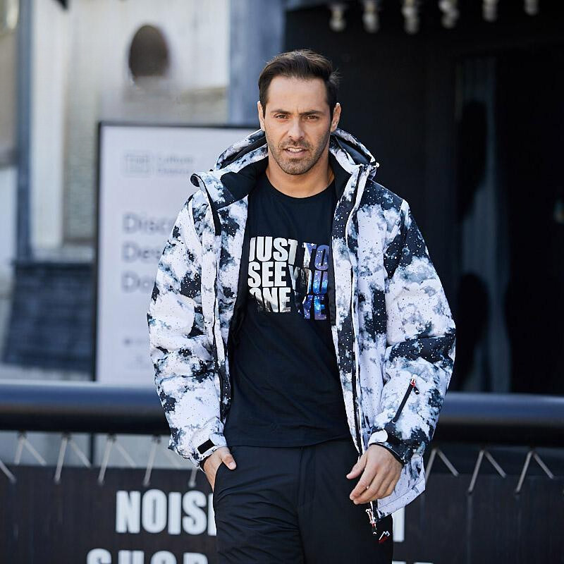 Skijaška jakna s jednom pločom i dvostrukom pločom zadebljana za skijanje na otvorenom povećana za prozračnost muškaraca i žena