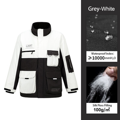 Jachetă de schi LDSKI, femei, bărbați, îmbrăcăminte termică, jachetă de vânt, impermeabilă, buzunare de munte, costum de iarnă, haină de zăpadă, îmbrăcăminte pentru snowboard.