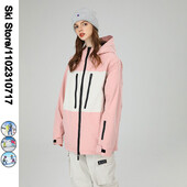 Férfi sídzseki női hókabát szélálló vízálló dupla deszkás téli meleg sídzseki nőknek és férfiaknak SK061