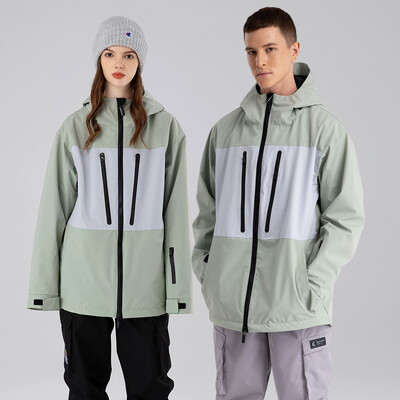 Férfi sídzseki női hókabát szélálló vízálló dupla deszkás téli meleg sídzseki nőknek és férfiaknak SK061