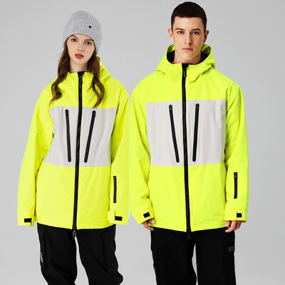 Férfi sídzseki női hókabát szélálló vízálló dupla deszkás téli meleg sídzseki nőknek és férfiaknak SK061