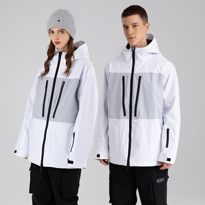 Férfi sídzseki női hókabát szélálló vízálló dupla deszkás téli meleg sídzseki nőknek és férfiaknak SK061
