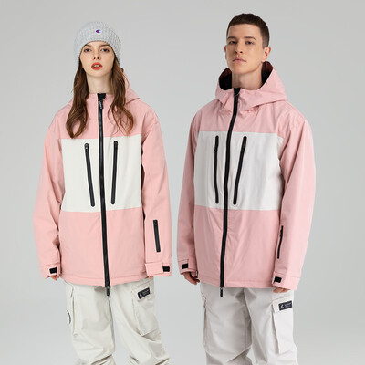 Férfi sídzseki női hókabát szélálló vízálló dupla deszkás téli meleg sídzseki nőknek és férfiaknak SK061