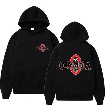 OLYMPIA-Sudadera con capucha para hombre y mujer, ropa deportiva informal de lana, estilo Harajuku, gimnasio Fitness