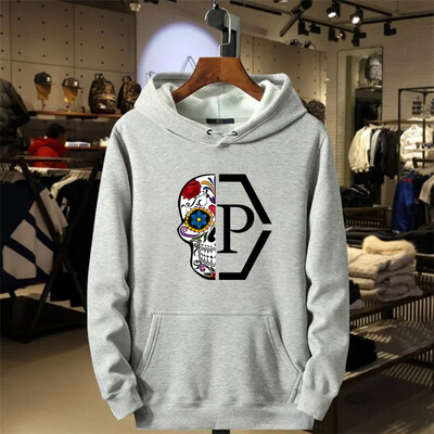 Vīriešu un sieviešu universālie sporta fitnesa sporta krekli, modernas ikdienas kapuces, modes ar garām piedurknēm, drukāts teksts