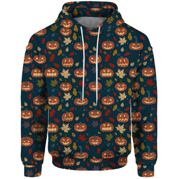 Fear Christmas Sweatshirt Pumpkin Ново в суичъри и суичъри за мъже без качулки Хелоуин 2024 Ghost Candy Y2k Дрехи за мъже