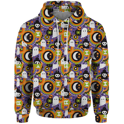 Fear Christmas Sweatshirt Bundeva Novo u majicama s kapuljačom i sweatshirts za muškarce bez kapuljače Noć vještica 2024. Ghost Candy Y2k Odjeća Muškarci