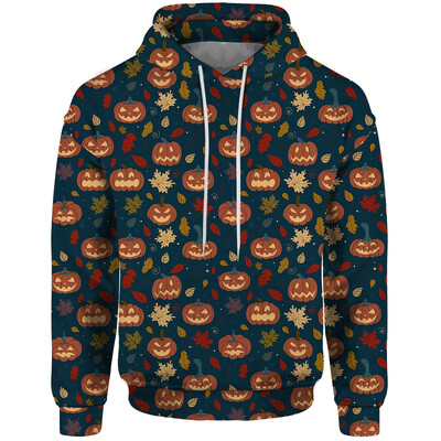 Fear Christmas Sweatshirt Bundeva Novo u majicama s kapuljačom i sweatshirts za muškarce bez kapuljače Noć vještica 2024. Ghost Candy Y2k Odjeća Muškarci