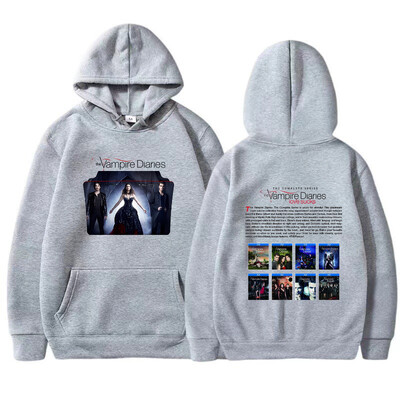 2024 Vampire Diaries Fashion Street Wear Y2k Hanorac Harajuku Casual Hanorac fleece Hanorac cu mânecă lungă Imprimat