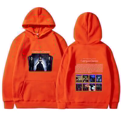 2024 Vampire Diaries Fashion Street Wear Y2k Hanorac Harajuku Casual Hanorac fleece Hanorac cu mânecă lungă Imprimat