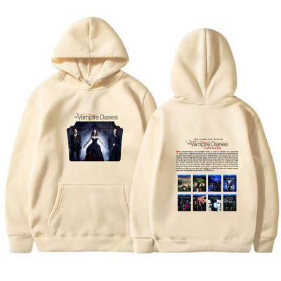2024 Vampire Diaries Fashion Street Wear Y2k Hanorac Harajuku Casual Hanorac fleece Hanorac cu mânecă lungă Imprimat