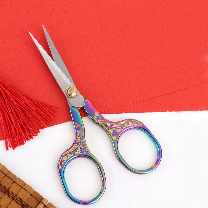 Profesionalios biuro žirklės siuvimo žirklės Siuvimo pjūviai Tiesūs audiniai Drabužiai Siuvėjo žirklės Buitinės raštinės reikmenys