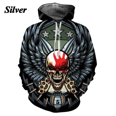 Muške i ženske majice s kapuljačom Five Finger Death Punch s 3D ispisom Ležerne jesenske i zimske majice s kapuljačom Hip-hop Rock majica s kapuljačom