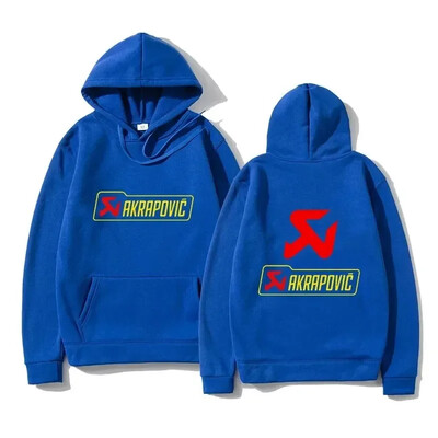 Hanorace de modă 2024, pentru bărbați, țeavă de eșapament, pulover Akrapovic, ocazional supradimensionat, respirabil, cu glugă, cu grafic pentru tineret, îmbrăcăminte stradală S-4XL