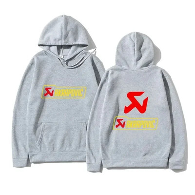 Hanorace de modă 2024, pentru bărbați, țeavă de eșapament, pulover Akrapovic, ocazional supradimensionat, respirabil, cu glugă, cu grafic pentru tineret, îmbrăcăminte stradală S-4XL