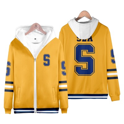 Reper SZA JERSEY SOS 3D Print Muška jakna Uska jakna sa stojećim ovratnikom i patentnim zatvaračem Muška trenirka Ulična Hip Hop majica s kapuljačom