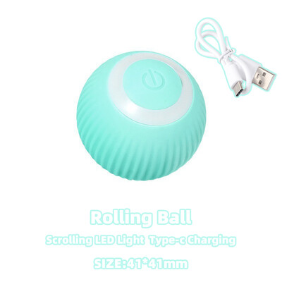 Inteliģenta interaktīva kaķu rotaļlieta Powerball 2.0 Kaķu rotaļlieta Viedā kaķa bumba mazina garlaicību Pret sakodienu Kluss pavadonis piesaista kaķus