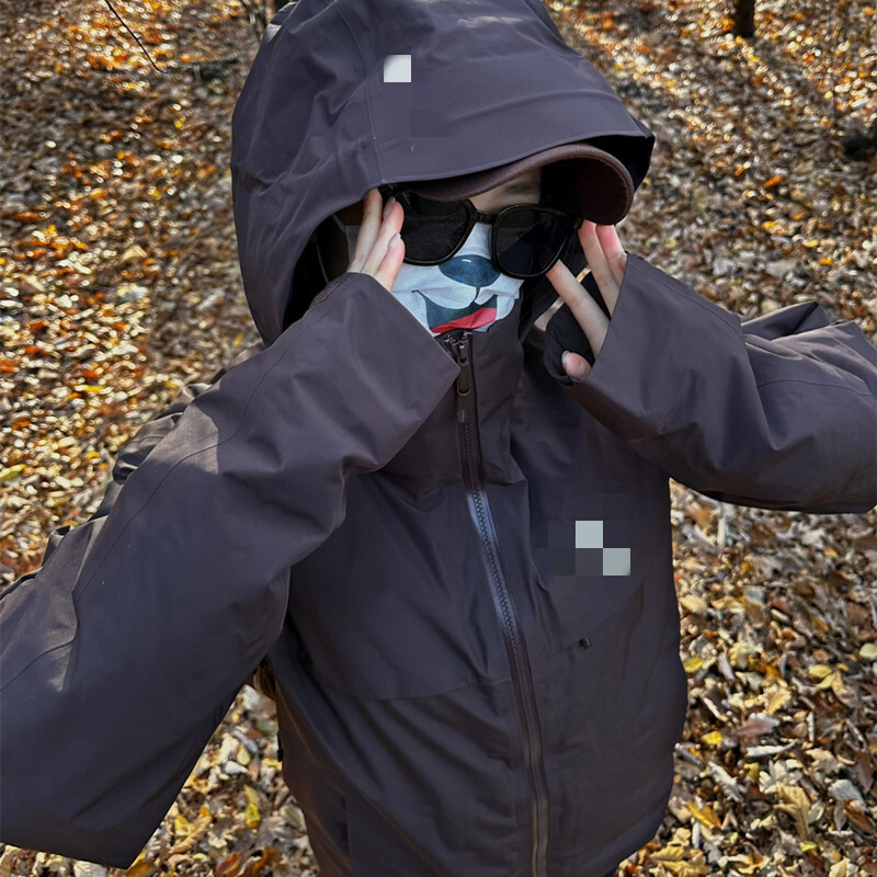 Jachetă de puf pentru cumpărături de legume Jachetă de scufundări Îmbrăcăminte de alpinism în aer liber Rezistă împotriva ploaiei, rezistentă la vânt, Jachetă caldă de schi