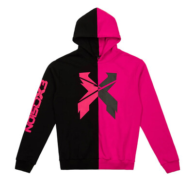 Excision Excision Sliced Logo Split Hoodie 2024 Nexus Tour Merch Улично облекло с дълъг ръкав Жени Мъже Суичър с качулка 3D дрехи