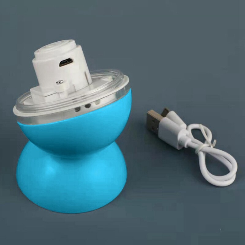 Minge de jucărie interactivă cu LED pentru pisici, 360°, rotativă automată, accesorii pentru pisici, jucării cu funcție de încărcare prin USB.