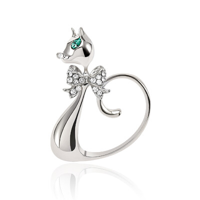 Beaut&Berry jaukas emaljas kaķu saktas sievietēm Unisex dzīvnieku kombinētas piespraudes Biroja ballīšu ikdienas aksesuāri Dāvanas