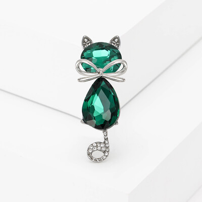 Beaut&Berry jaukas emaljas kaķu saktas sievietēm Unisex dzīvnieku kombinētas piespraudes Biroja ballīšu ikdienas aksesuāri Dāvanas