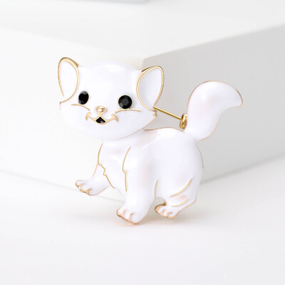 Beaut&Berry jaukas emaljas kaķu saktas sievietēm Unisex dzīvnieku kombinētas piespraudes Biroja ballīšu ikdienas aksesuāri Dāvanas