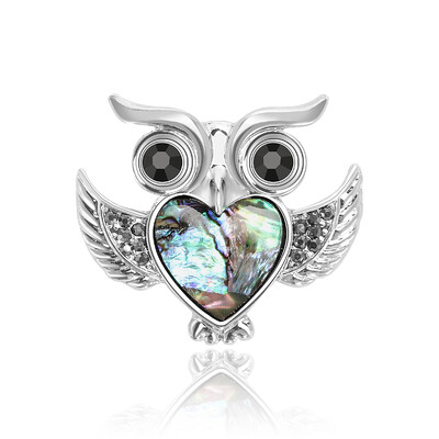 Beaut&Berry Vintage Abalone Shell Kaķu saktas sievietēm Unisex Dragonfly Butterfly Swan Pins Ikdienas aksesuāri Dāvanas