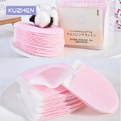 40 τεμάχια/κουτί σε σχήμα U με βαμβακερό μαξιλάρι τσέπης Μακιγιάζ προσώπου Βαμβακερά μαξιλάρια Μαλακό μαξιλάρι καλλυντικών με κουτί αποθήκευσης για αφαίρεση μακιγιάζ προσώπου