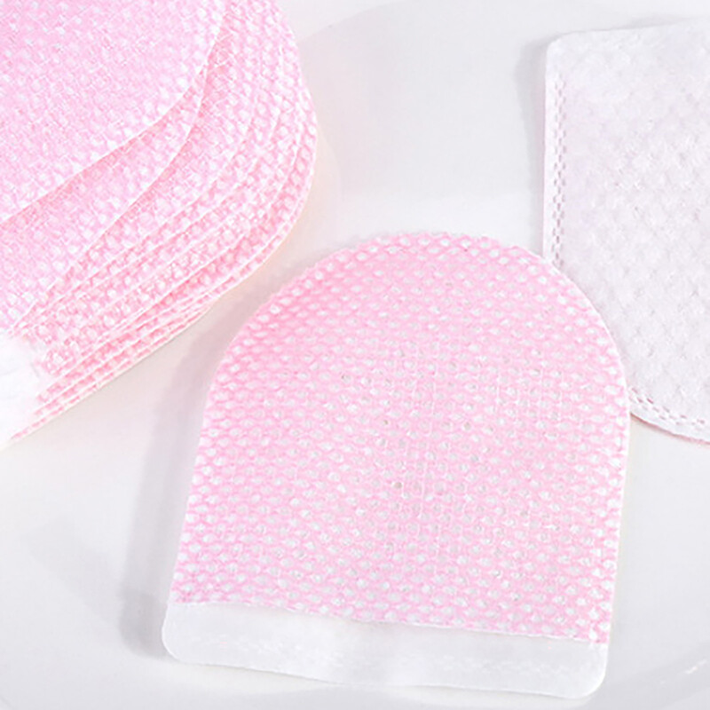 40 τεμάχια/κουτί σε σχήμα U με βαμβακερό μαξιλάρι τσέπης Μακιγιάζ προσώπου Βαμβακερά μαξιλάρια Μαλακό μαξιλάρι καλλυντικών με κουτί αποθήκευσης για αφαίρεση μακιγιάζ προσώπου