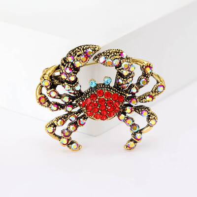 Beaut&Berry Cute Luxury Vintage jūras dzīvnieku saktas Unisex Daudzkrāsainas izvēles piespraudes Ikdienas ballīšu aksesuāri Dāvanas