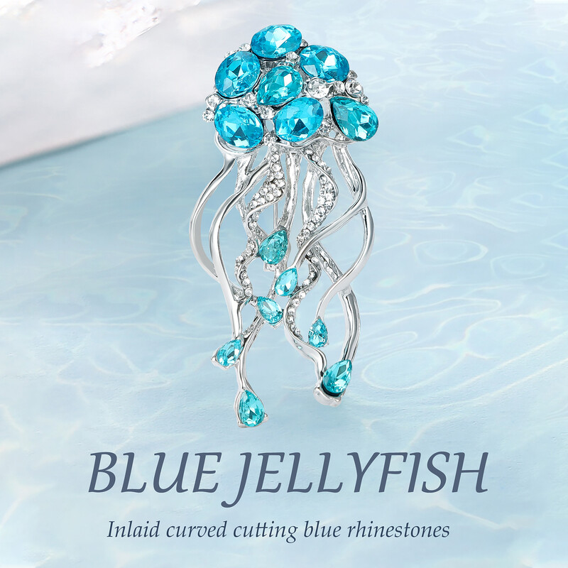 Beaut&Berry Cute Luxury Vintage jūras dzīvnieku saktas Unisex Daudzkrāsainas izvēles piespraudes Ikdienas ballīšu aksesuāri Dāvanas