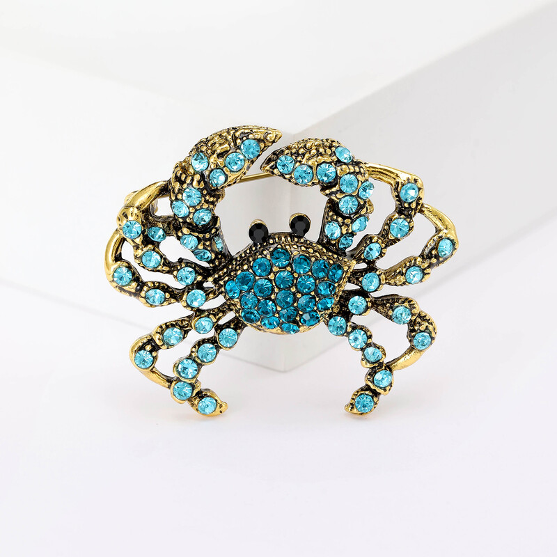 Beaut&Berry Cute Luxury Vintage jūras dzīvnieku saktas Unisex Daudzkrāsainas izvēles piespraudes Ikdienas ballīšu aksesuāri Dāvanas