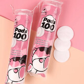 Pamučni jastučići za lice Sredstvo za skidanje šminke Pamuk s centralnom blokadom vode, mekani i otporni na habanje, jednokratna upotreba, čisti pamuk