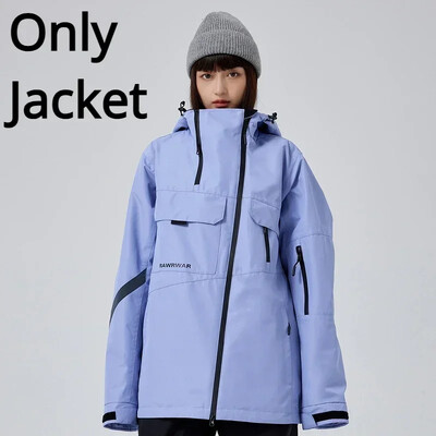 Nove zimske ženske jakne za skijanje na otvorenom iz 2025., muške majice za skijanje na daskanju, široke, prozračne, vodootporne, termo pamučne sportske kapute