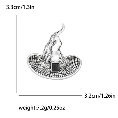 Rhinestone cepures sakta sievietēm unisex emalja ikdienas lietošanai piespraude Biroja ballīte draugs dāvanas rotaslietas aksesuāri