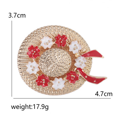 Rhinestone cepures sakta sievietēm unisex emalja ikdienas lietošanai piespraude Biroja ballīte draugs dāvanas rotaslietas aksesuāri