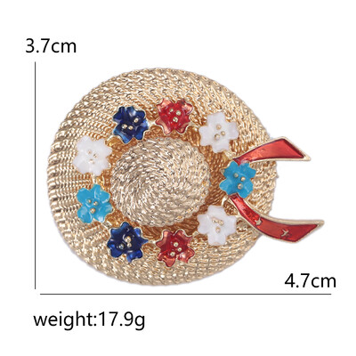 Rhinestone cepures sakta sievietēm unisex emalja ikdienas lietošanai piespraude Biroja ballīte draugs dāvanas rotaslietas aksesuāri