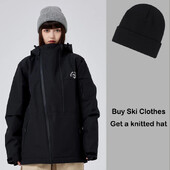 Jachetă de schi 2025, femei bărbați, jachetă de iarnă pentru zăpadă, sport, caldă, pentru schi, în aer liber, impermeabilă, rezistentă la vânt, îmbrăcăminte pentru snowboard nou, haine