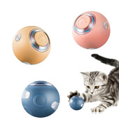 Pametne igračke za mačke s automatskim kotrljanjem Električne igračke s loptom za mačke Interaktivne za mačiće Igračke za igranje u zatvorenom prostoru Dresura mačaka Samopokretne