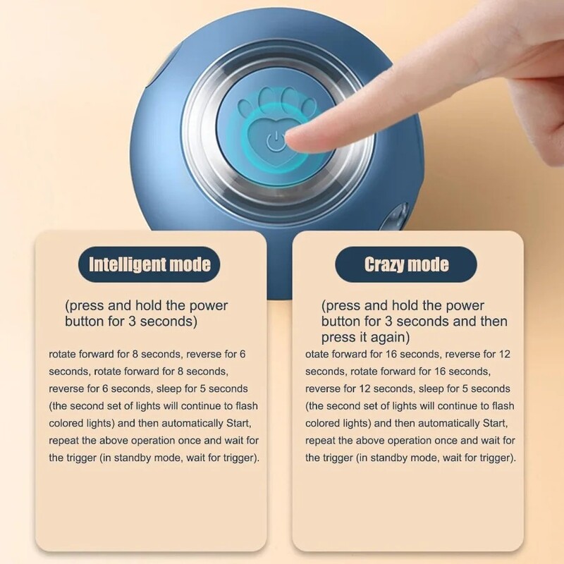 Pametne igračke za mačke s automatskim kotrljanjem Električne igračke s loptom za mačke Interaktivne za mačiće Igračke za igranje u zatvorenom prostoru Dresura mačaka Samopokretne