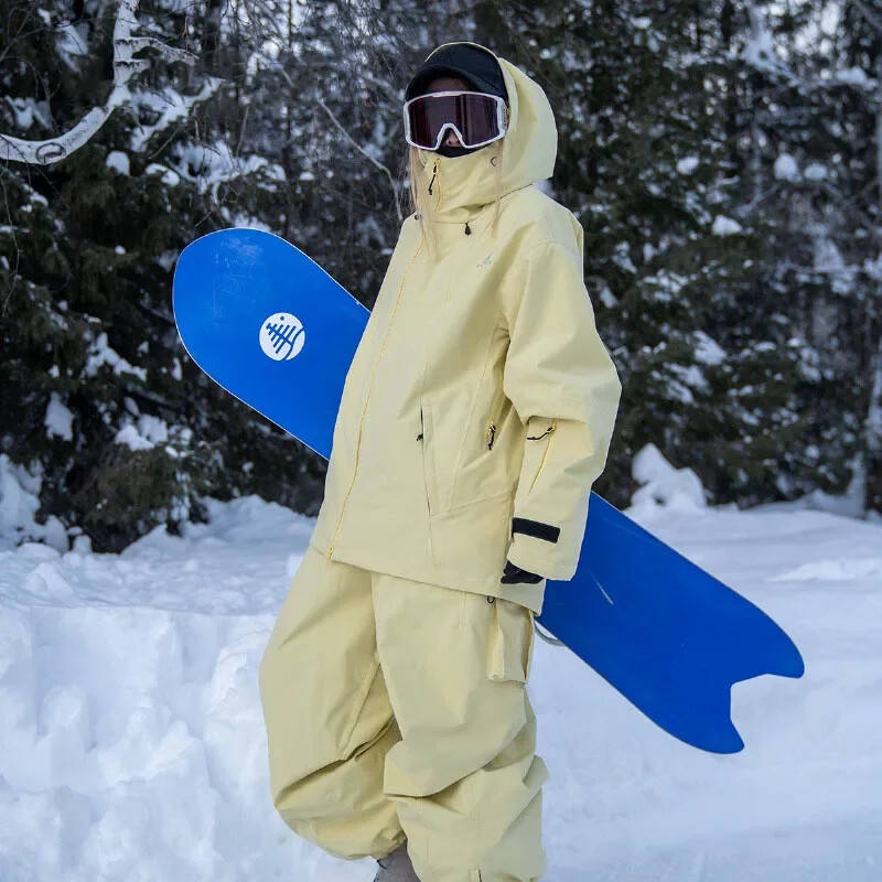 Zimske 3L vanjske ženske muške skijaške odjeće Gornji dijelovi 2025. Skijaške jakne Tople zadebljane vjetrootporne široke nove jakne za snowboarding