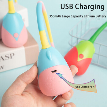 Διαδραστικό παιχνίδι γάτας USB Electric Intelligent Rolling Ball Toy Cats Pet Silicone Automatic Rotate Mouse Tail Kitten Teaser Stick