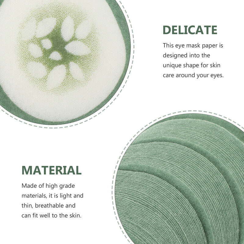 100 бр. Маска за очи Разкрасяващо покритие Овлажняващ пластир Грижа за кожата Филм за лице Хартиени инструменти Кърпа за лице