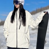 2025. Nove zimske čvrste jakne za skijanje na otvorenom, žene, muškarci, otporne na vjetar, vodootporne, prozračne, skijaške kapute za odrasle, s patentnim zatvaračem, snježne kapute